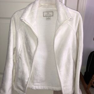White fleece jacket (worn once!)